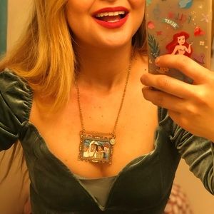 Jasmines and Aladdin necklace mini paint